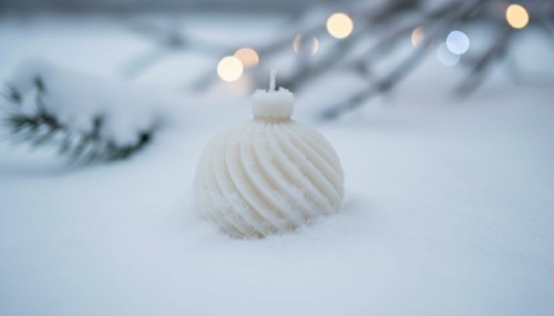 ZESTAW  ŚWIEC SOJOWYCH – Bombka spirala
